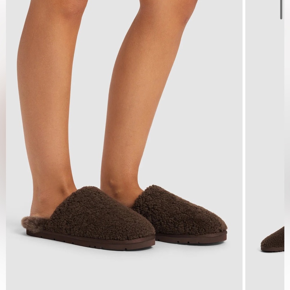 NEW Cozy Earth Puffy Sheep Slip-On Slippers